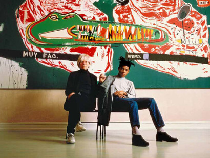 Jean-Michel Basquiat and Andy Warhol. Courtesy of Fondation Louis Vuitton