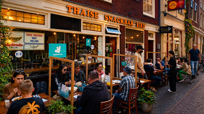 A small Thai restaurant and snackbar located in Amsterdam, North Holland, offering an authentic local Thai dining experience