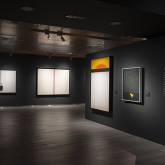 Varios artistas, La armonía secreta del pensamiento, vista de exhibición. Cortesía de la Fundación Bancaja
