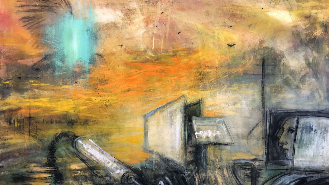 Kristian David, Uccelli (dettaglio), 2025. Cortesia di Kristian David
