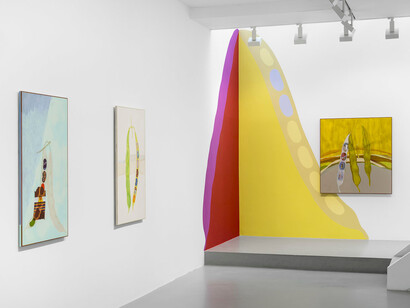 Kasper Bosmans, Peas, pod, exhibition view. Courtesy of Gladstone Gallery 