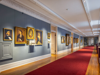 Richard Morris Hunt, In a new light, exhibition view. Courtesy of Rosecliff 