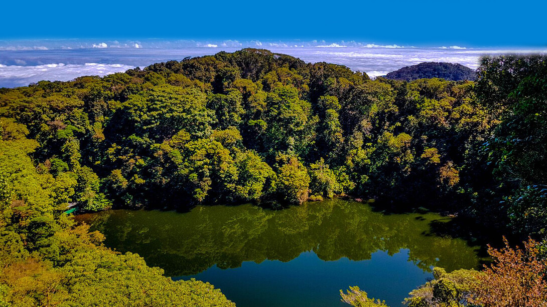 Laguna del volcán Barva, Costa Rica
