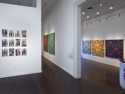 The Karl Benjamin X Comme des Garçons Project. Courtesy of Louis Stern Fine Arts