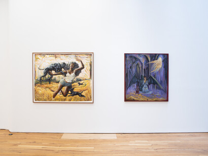 Eden Seifu, Pilgrimage to My Room, 2023, installation shot. Courtesy the artist and Deli Gallery, NYC