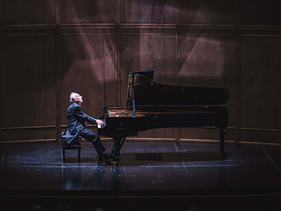 Maurizio Pollini al Teatro del Maggio Musicale Fiorentino, foto Michele Monasta
