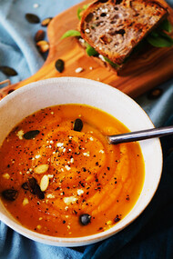 Crema de calabaza al toque de naranja, una excelente receta para la llegada del invierno