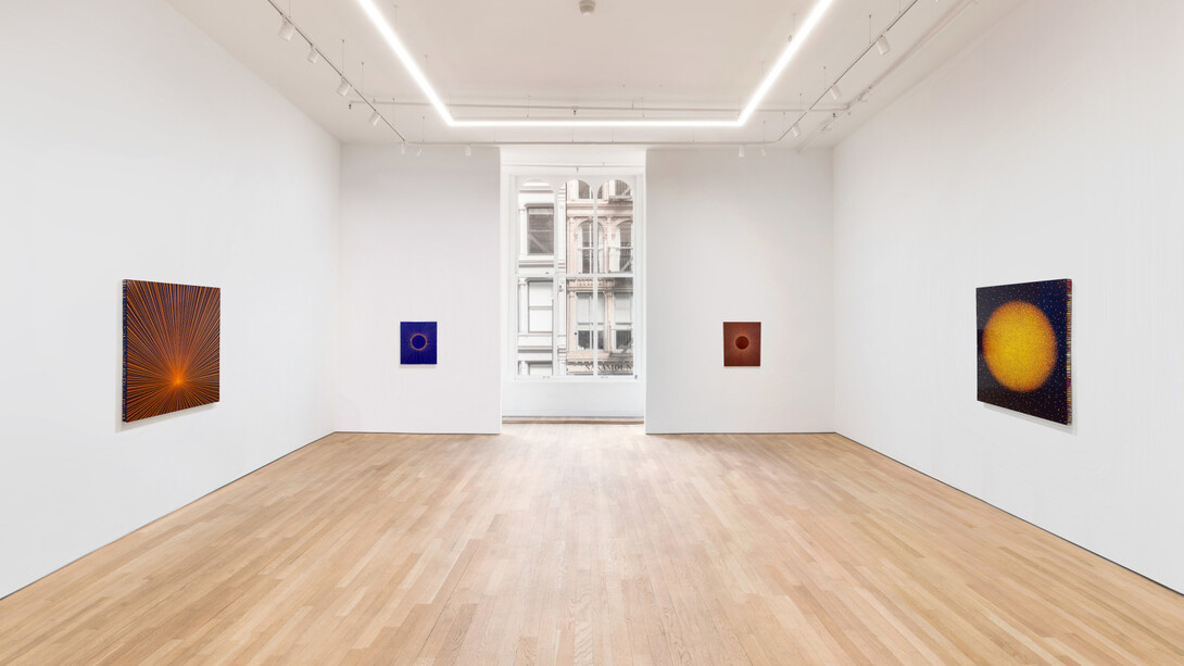 Karen Arm, Night birds, exhibition view. Courtesy of P·P·O·W Gallery