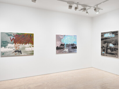 Dashiell Manley, Tule lake, exhibition view. Courtesy of Jessica Silverman Gallery