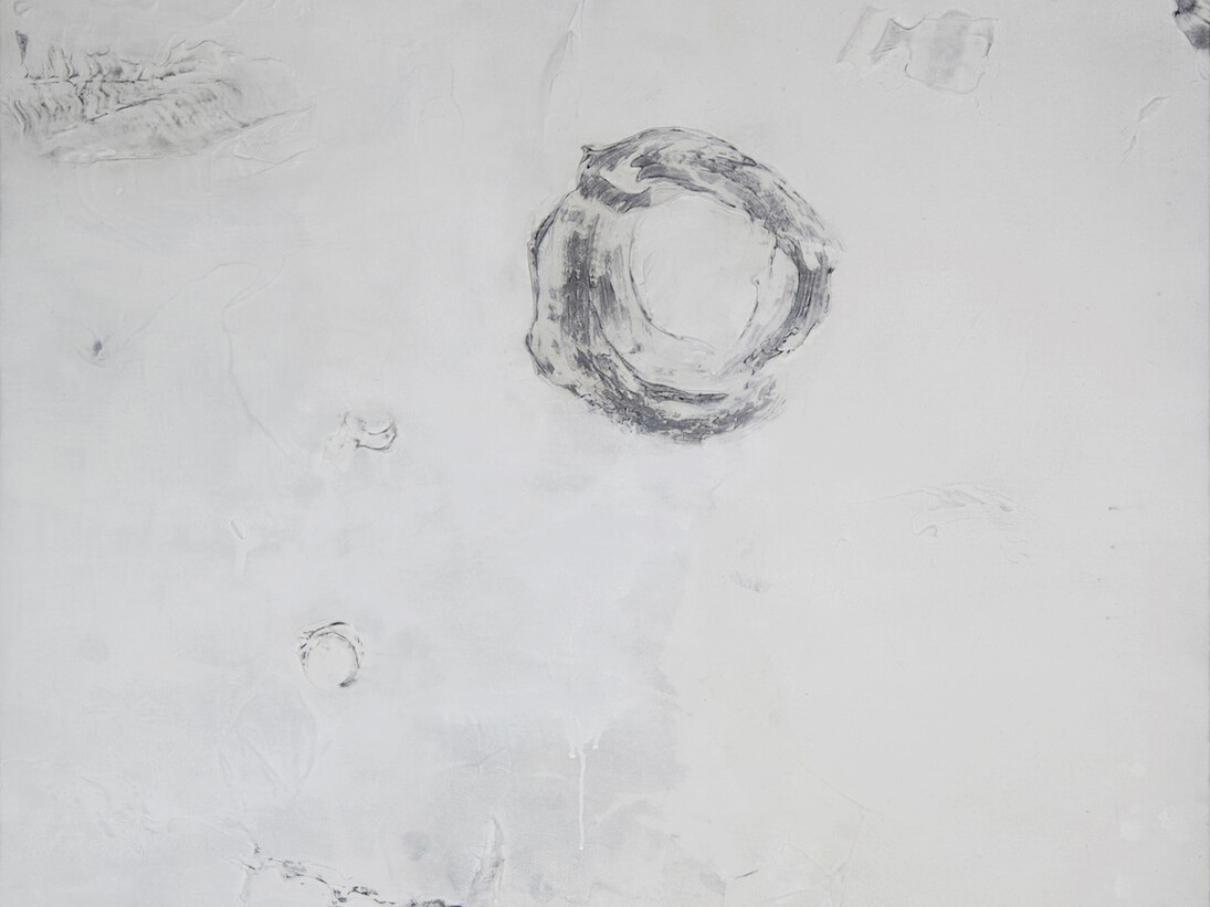 Jian-Jun Zhang, Rubbing Rain #2, 2014 (detail)