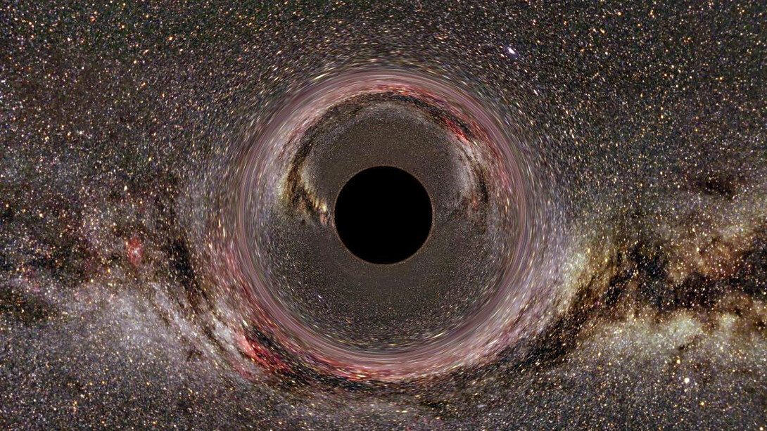 Recreación de un agujero negro y ondas gravitacionales
