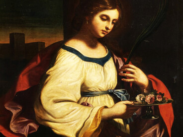 Guercino, Sant'Agata, dettaglio. National Gallery of Ireland, Irlanda