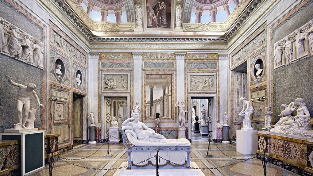 Candida Höfer, Villa Borghese Roma XIII, 2012, Lightjet print, 180 x 200 cm (70 7/8 x 78 3/4 in.), Edition of 6, © Candida Höfer, courtesy of Ben Brown Fine Arts