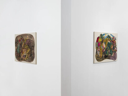 Ken Gun Min, Strange days of a quiet sun, exhibition view. Courtesy of Nazarian / Curcio