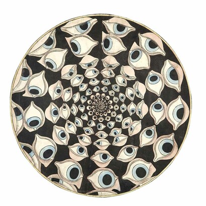 H.G.Clarke & Co., Wheel of Life – Spirale di occhi (disco base per zootropio), 1870 ca. Litografia su carta colorata a mano, diametro 28 cm.
Torino, Museo Nazionale del Cinema – Fondazione Maria Adriana Prolo
