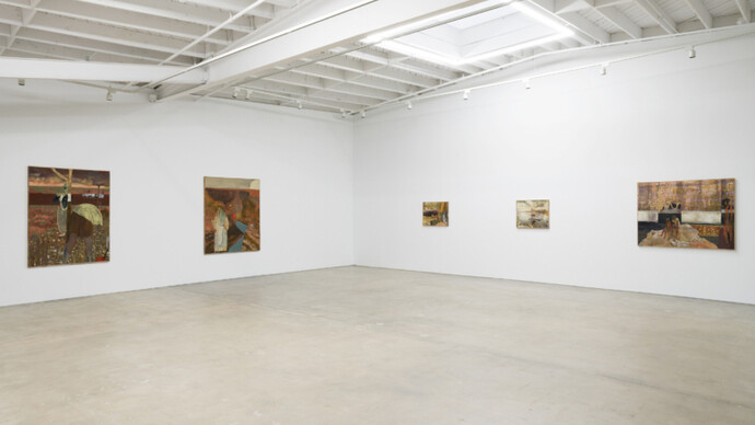 Casey Bolding, Bloodstream, exhibition view. Courtesy of Karma Gallery 