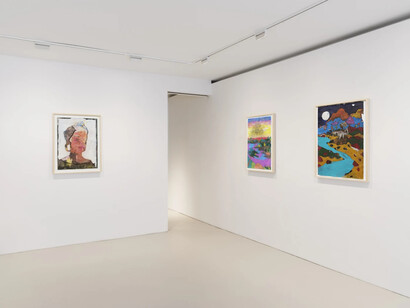 Deanio X, Atlantic aurora, exhibition view. Courtesy of Palo Gallery