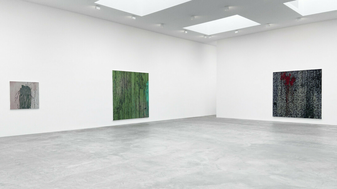 Jacqueline Humphries, exhibition view. Courtesy of Matthew Marks Gallery