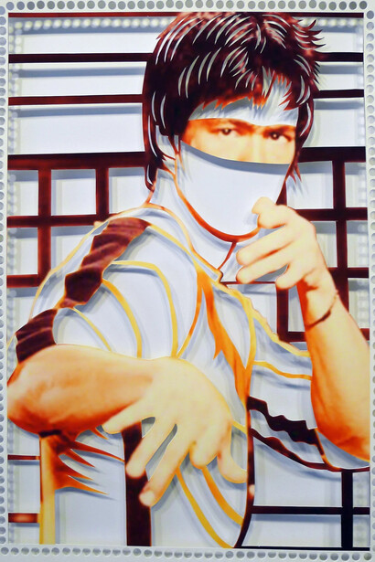 Xin Song, What do you believe series, Bruce Lee, 2024. Courtesy of Studio Artego