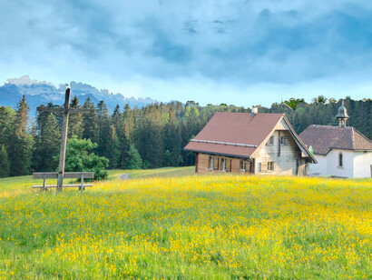 Paz em chácara no meio das montanhas