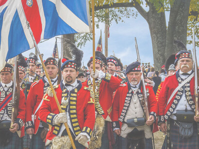 British Royal Guards paying tribute to the late Queen Elizabeth