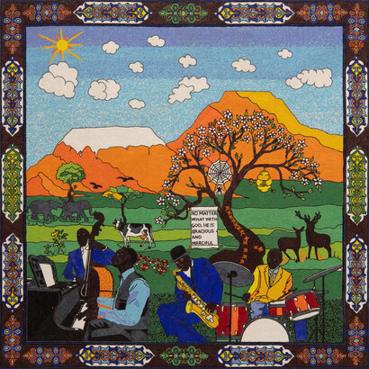 Sultan Bin Fahad, Gracious and merciful, 2023. Courtesy of Leila Heller Gallery