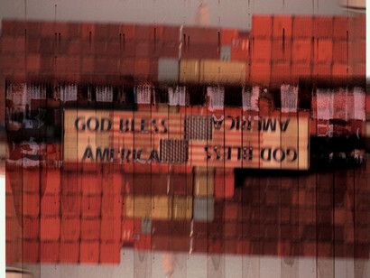 Gionata Xerra, God bless America, New Jersey, 2005, fotografia digitale con interventi manuali, 54 x 60 cm