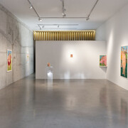 Francesca Perrone, In raw skin I see you fade, exhibition view. Courtesy of Prometeo Gallery