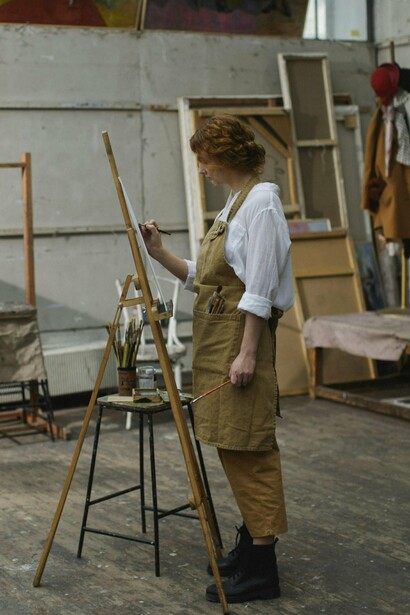 Art takes effort because it combines perception, thinking, and physical skill, and all three need time to sync up