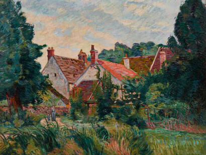 Armand Guillaumin, Épinay-sur-orge (detail), 1884. Courtesy of San Antonio Museum of Art