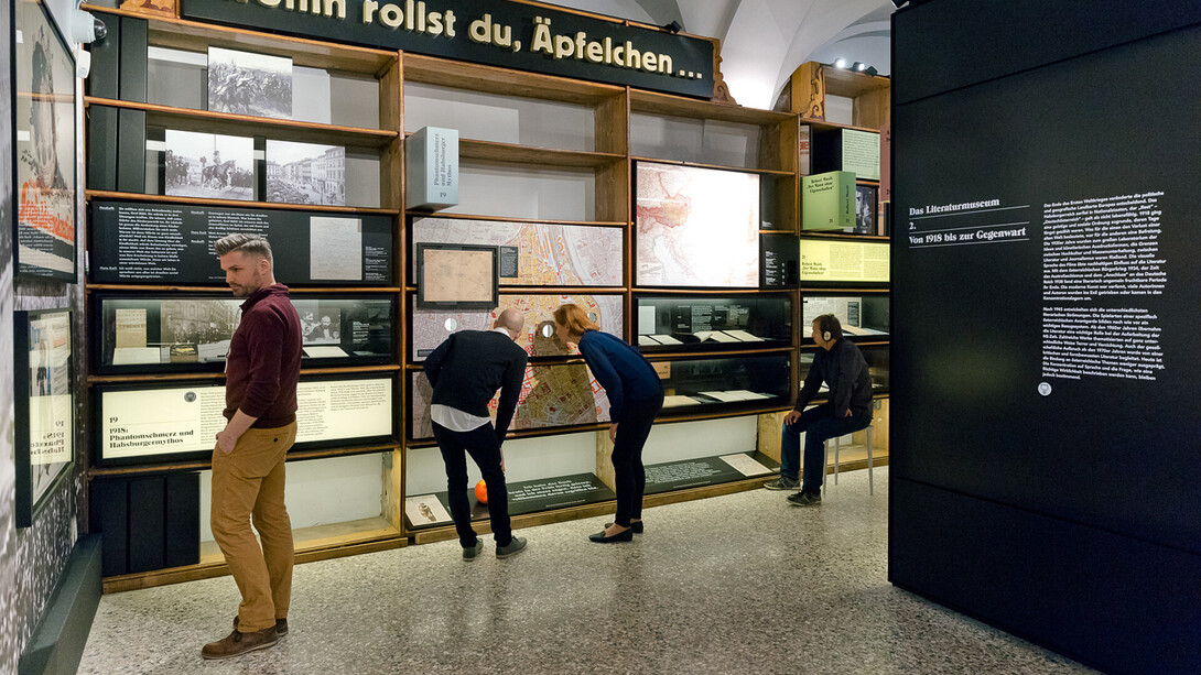 Permanent exhibition at the Literary Museum, exhibition view. Courtesy of the Literary Museum