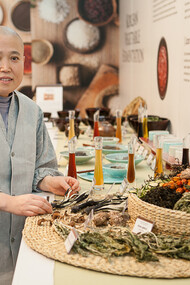 La monje experta en cocina coreana WookWan. Foto: Roberto Castelli