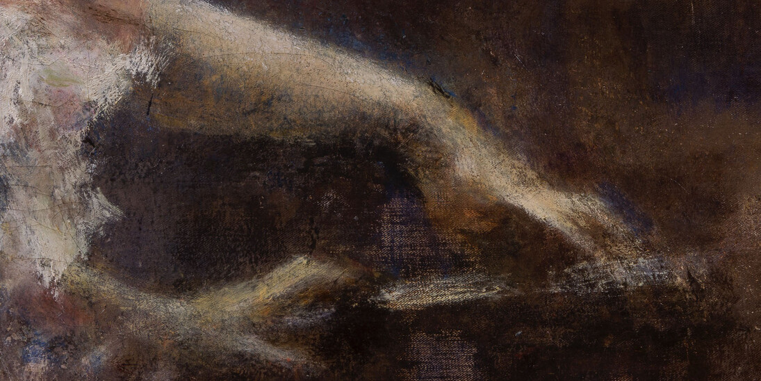 Tranquillo Cremona, Melodia (part.), 1874-1878, olio su tela, 115x129 cm