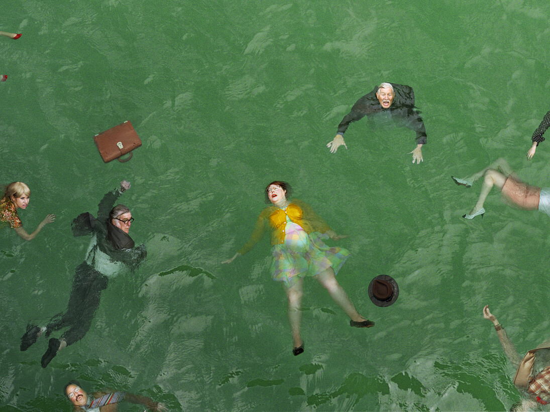 Alex Prager, 3:14pm, Pacific Ocean (detail), 2012, Archival pigment print, Courtesy the artist and Lehmann
Maupin, New York and Hong Kong