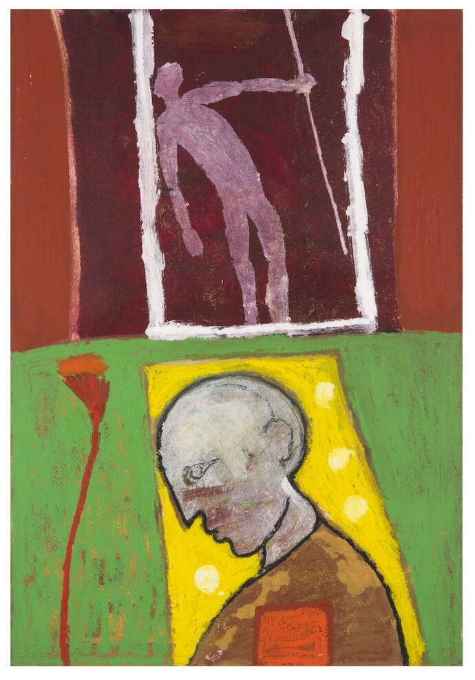 Mimmo Paladino. Courtesy of Galleria Giovanni Bonelli.