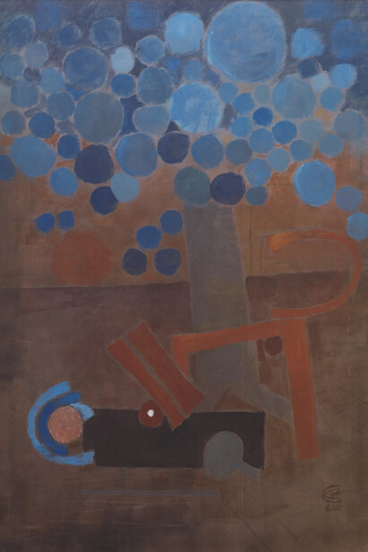 Geoffrey Clarke, A glint of Rousseau, 1990. Courtesy of Pangolin London 