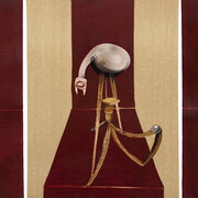 Francis Bacon, Second version, Tripthyc 1944, 1989, litografia a colori su carta, cm 75x56 ciascuno