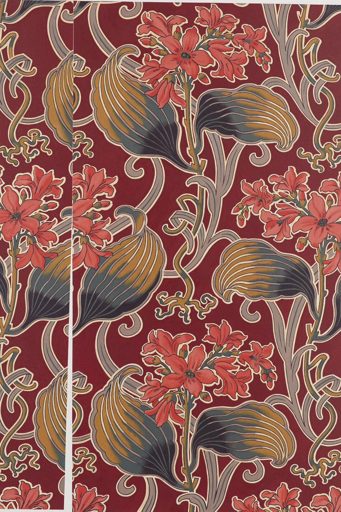 Gibb Slife, detail of Untitled (Silver Age), 2014, oil on canvas, 60 x 48 inches