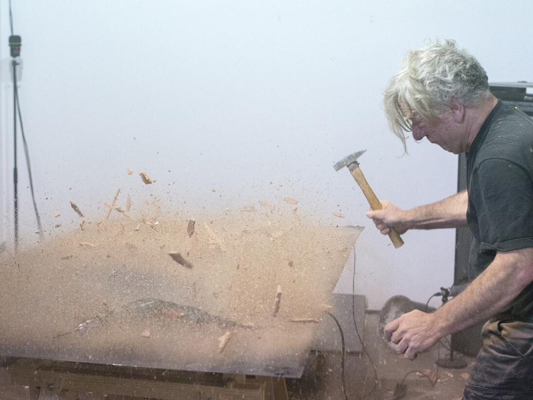 FM Einheit, Blech No.316 to 324.Performance réalisée les 5 et 6 mars au plateau. Photo Martin Argyroglo