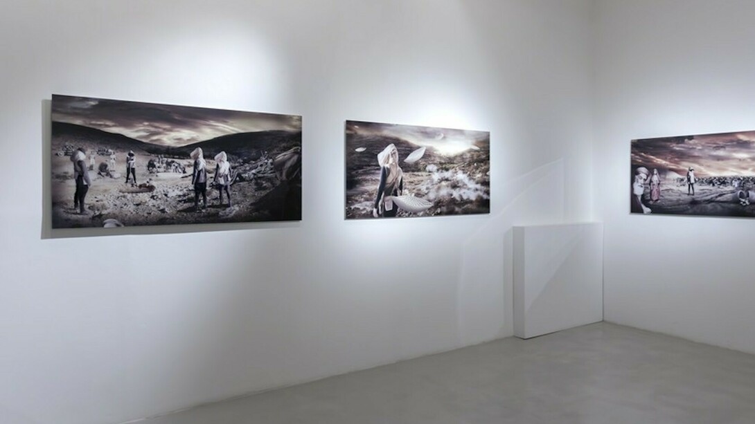 Larissa Sansour, Exhibition view. Courtesy of Montoro12 Contemporary Art