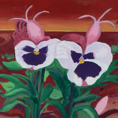 Myles Young, Spore blooms (detail), 2025. Courtesy of Olsen Gallery