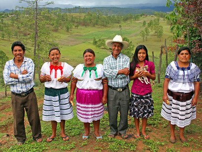 Indígenas tojolabales en Chiapas, México, cerca de la frontera con Guatemala