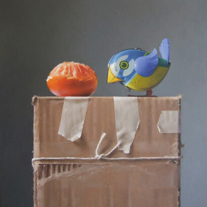Lucy McKie, Tin Bird with Tangerine