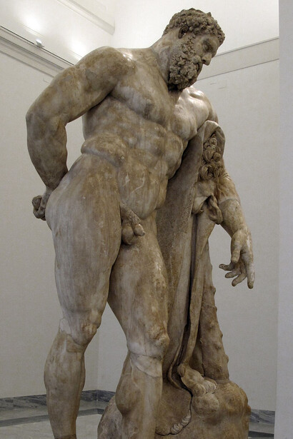 Hércules Farnesio. En redes sociales, el estoicismo se transforma en una narrativa de éxito basada en cuerpo, dinero y desapego superficial