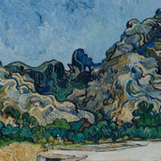 Vincent van Gogh
Mountains at Saint-Rémy (Montagnes à Saint-Rémy), Saint-Rémy-de-Provence, July 1889
Oil on canvas
72.8 × 92 cm
Solomon R. Guggenheim Museum, New YorkThannhauser Collection, Gift, Justin K. Thannhauser 78.2514.24
Photo: © Solomon R. Guggenheim Foundation, New York (SRGF)

