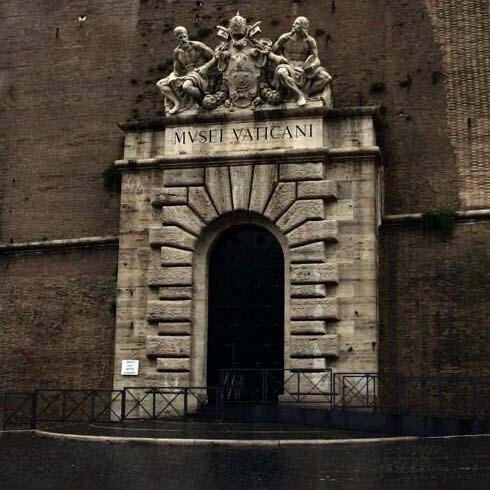 Entrance of the Vatican Museums 