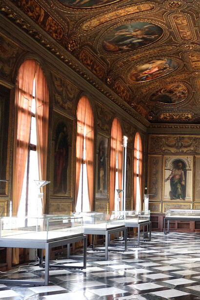 Biblioteca Marciana, Venezia, Italia. Sala monumentale