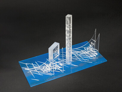 Incisione su plexiglass, cm 18,5 x 38,5 x 23, 2015