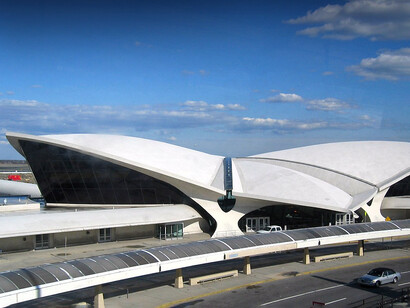 Terminal de Trans World Airlines en el Aeropuerto Internacional John F. Kennedy de Nueva York, Estados Unidos