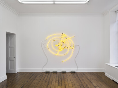 Joseph Kosuth, The question, exhibition view. Courtesy of Sprüth Magers
